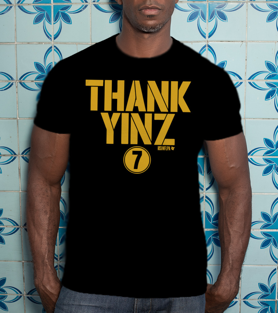 Thank Yinz 7 NFLPA Ben Roethlisberger Shop T-Shirt