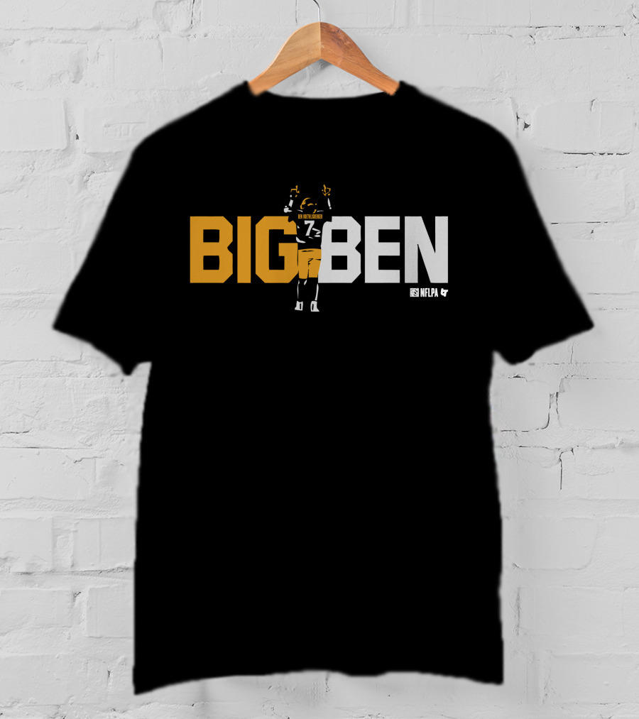 BIG BEN Ben Roethlisberger One Last Time NFLPA T-Shirt