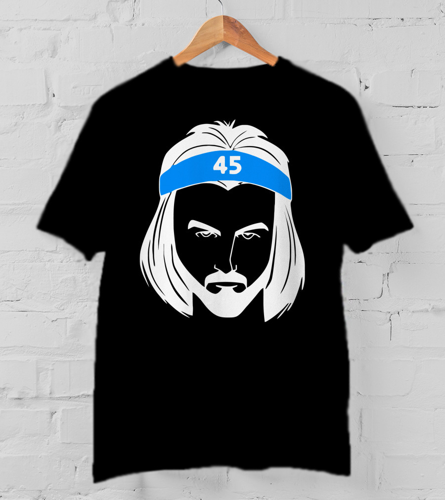 Brady Manek Tar Heel 45 Headband T-Shirt