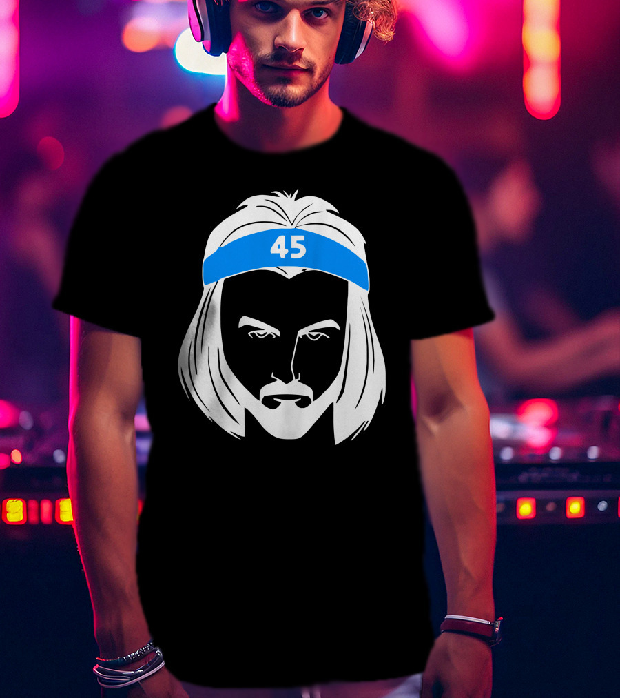 Brady Manek Tar Heel 45 Headband T-Shirt