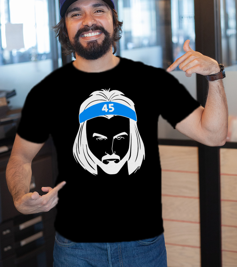 Brady Manek Tar Heel 45 Headband T-Shirt