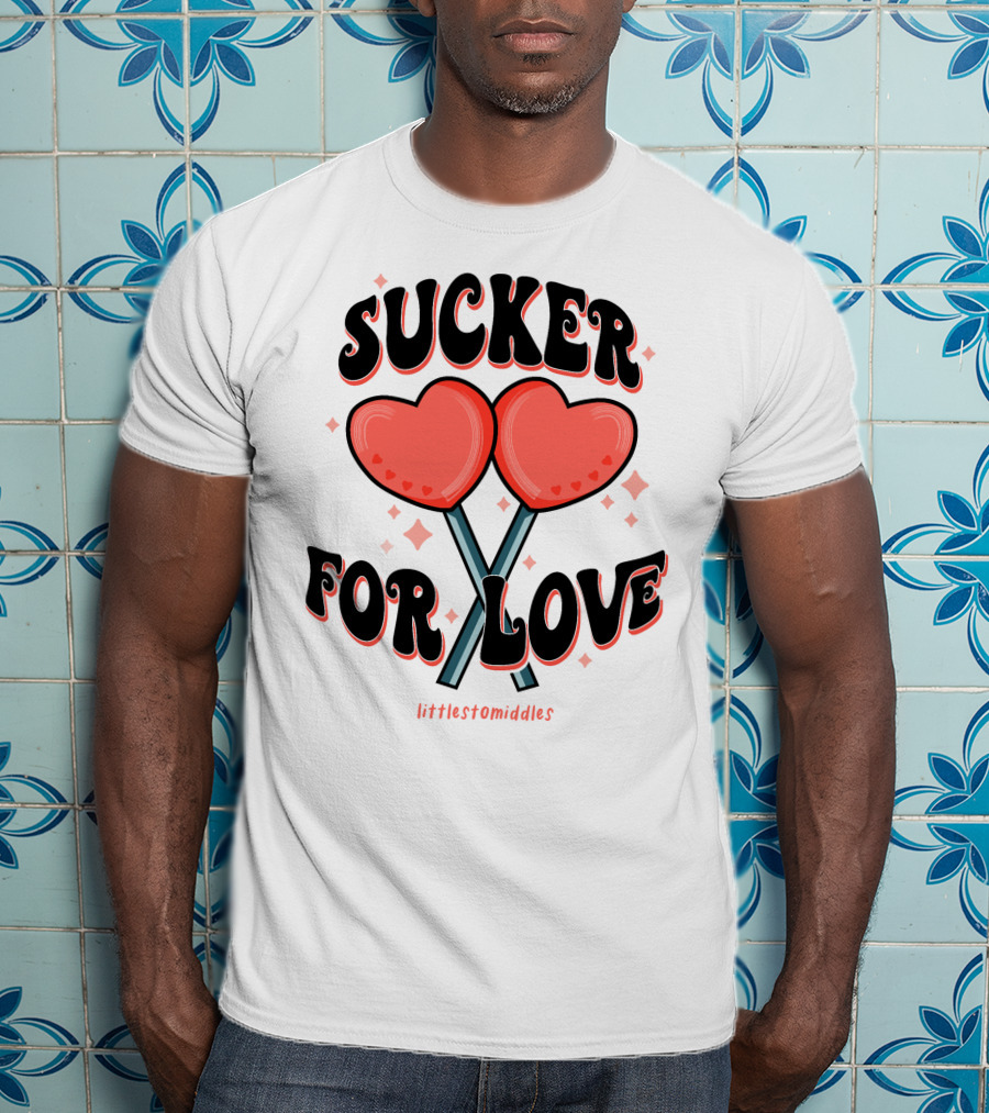 Sucker For Love Heart Lollipops Littlestomiddles T-Shirt