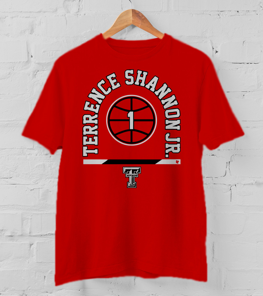 Terrence Shannon Jr. Texas Tech Basketball Number 1 T-Shirt