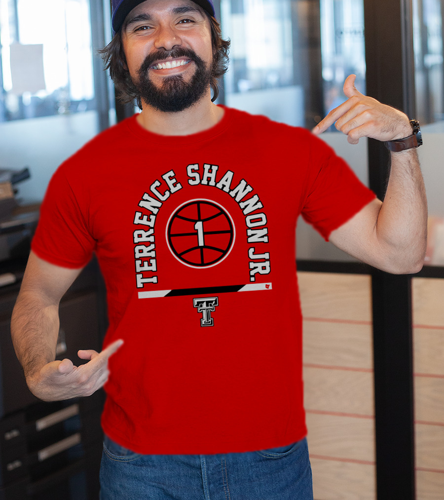 Terrence Shannon Jr. Texas Tech Basketball Number 1 T-Shirt