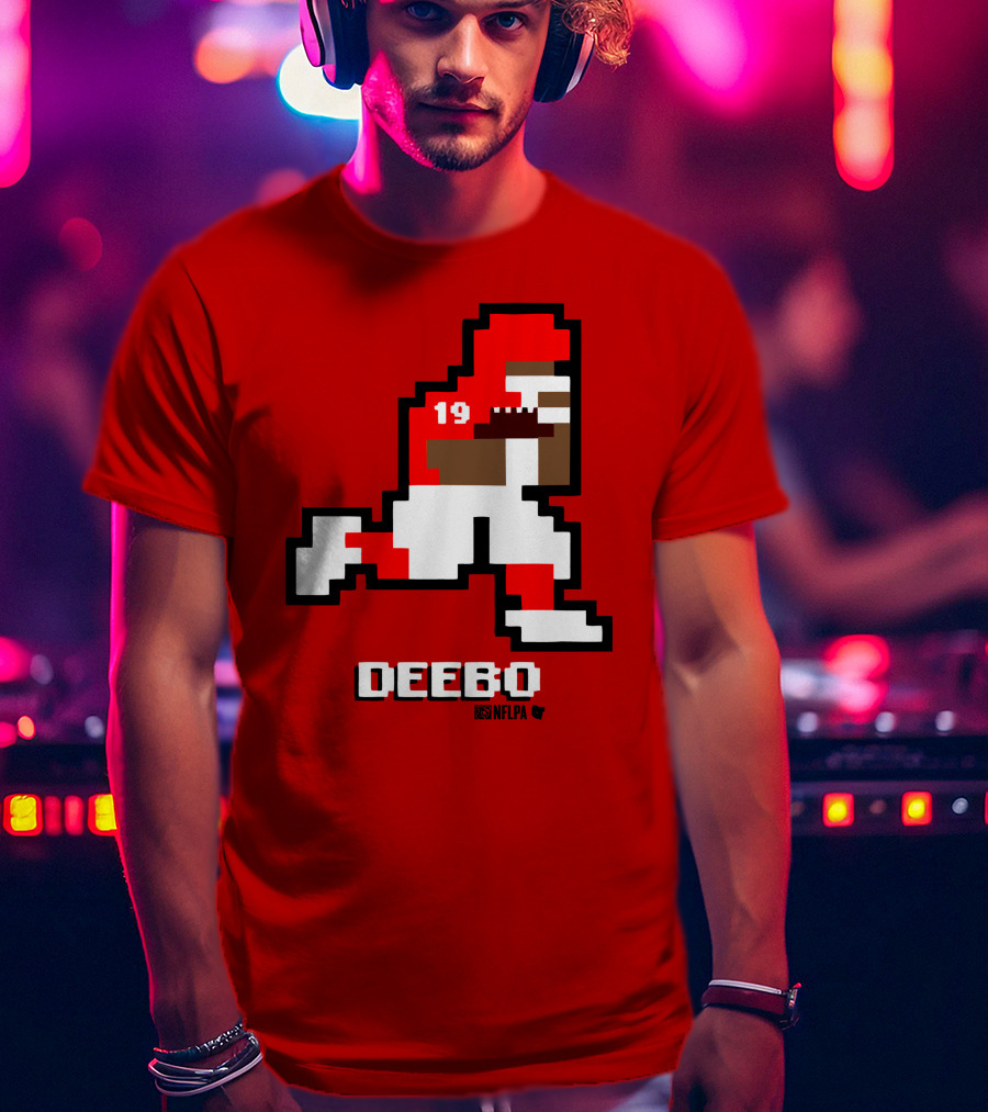 Deebo Samuel 8-Bit Retro NFLPA Number 19 Football T-Shirt