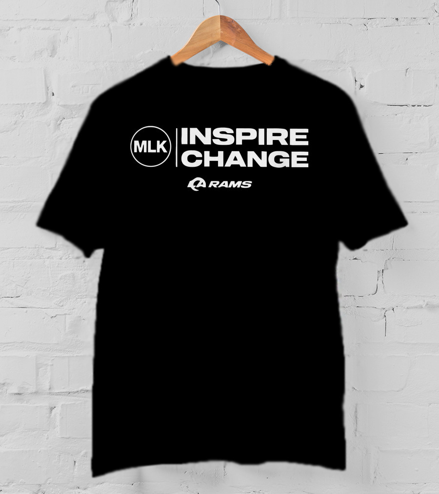 MLK Inspire Change Rams T-Shirt