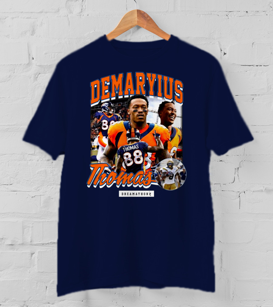Von Miller Demaryius Thomas Dreamathon Denver Broncos Tribute 88 T-Shirt
