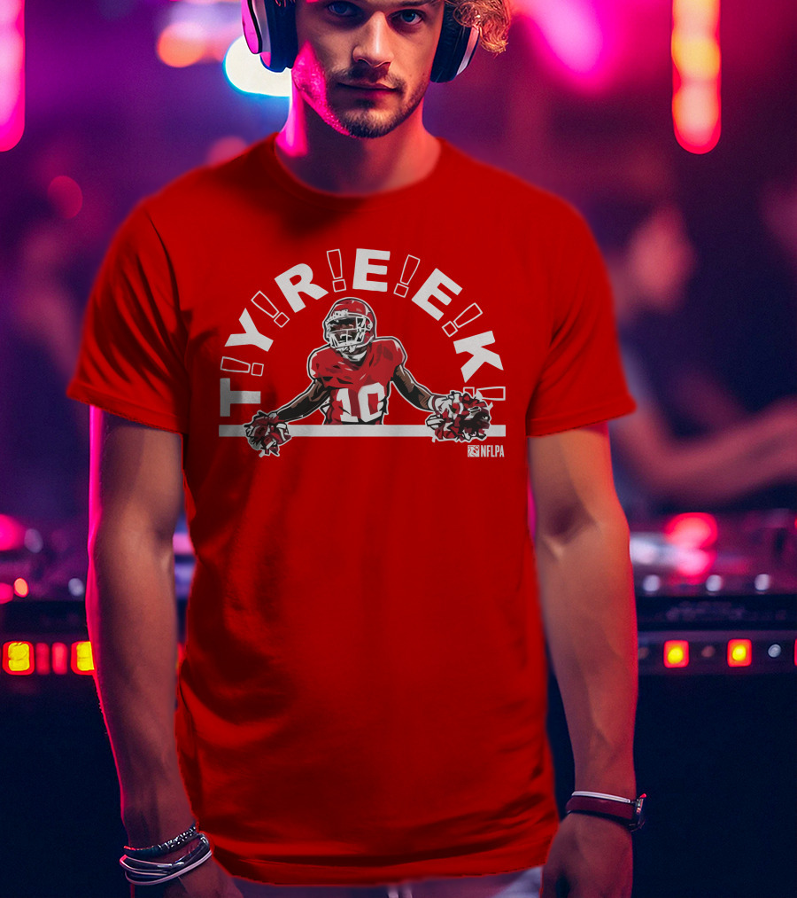 TYREEK NFLPA Football Pom-Poms T-Shirt