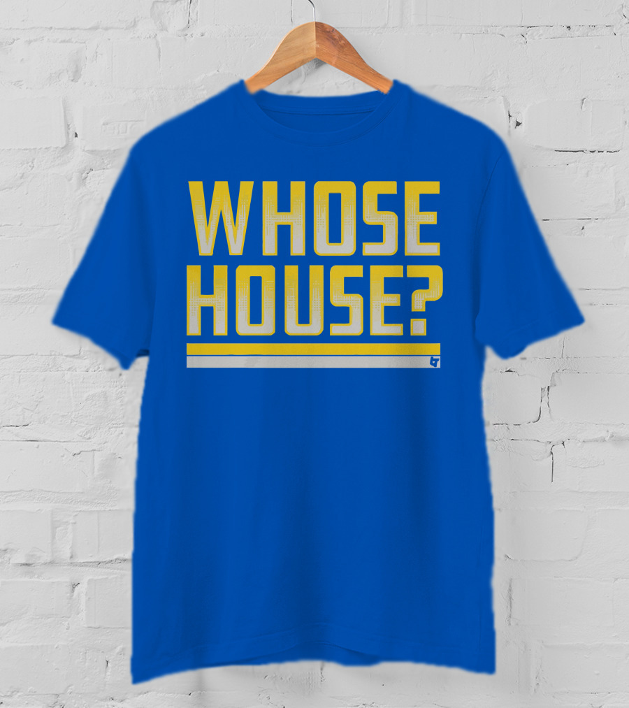 Los Angeles Rams Whose House Blue T-Shirt