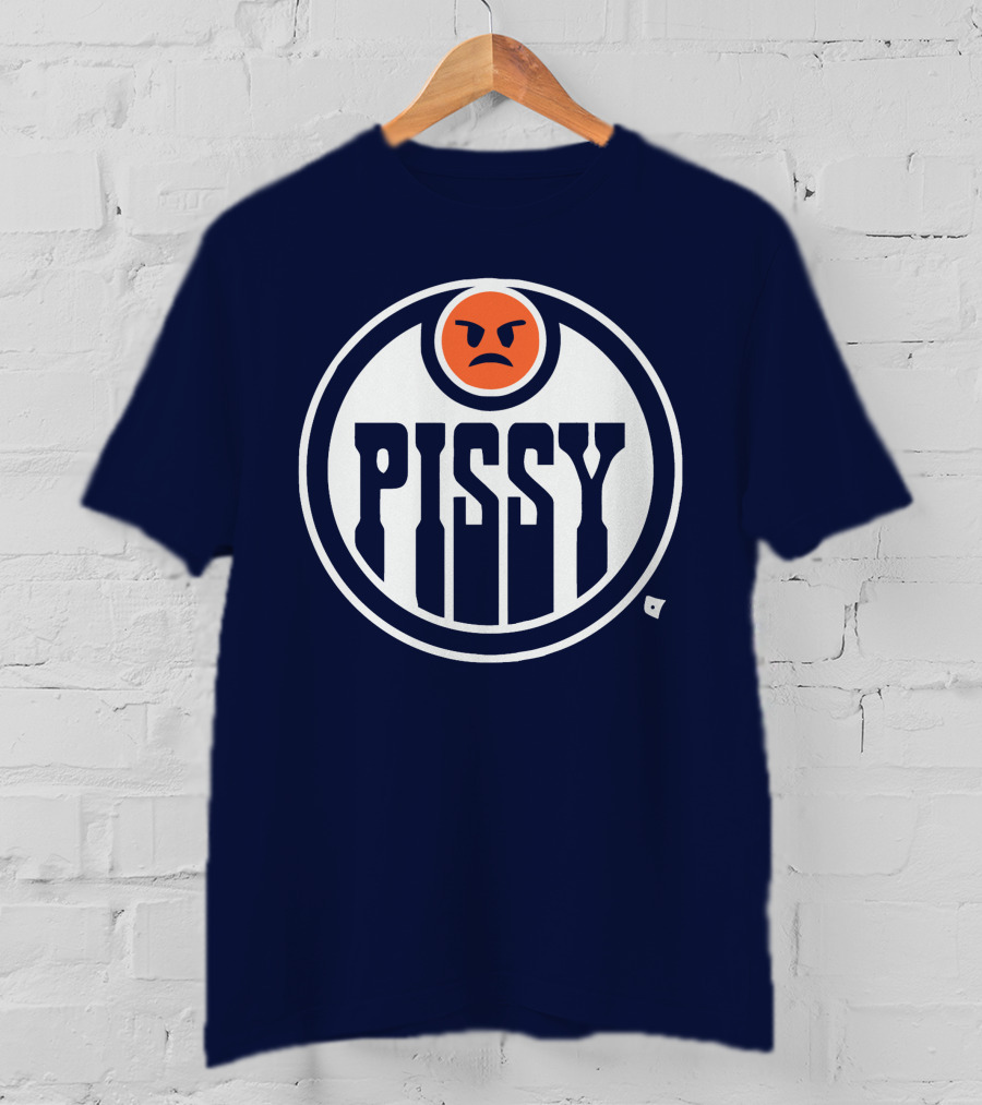 Pissy Emoticon Oilers T-Shirt