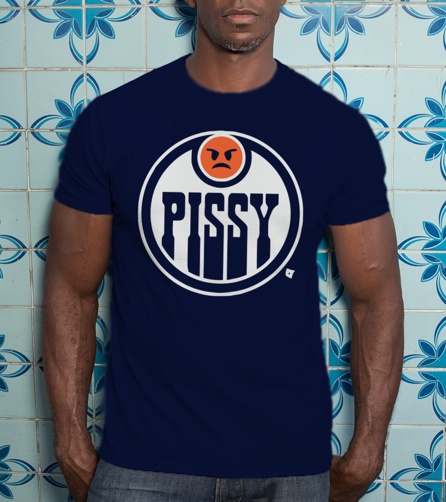 Pissy Emoticon Oilers T-Shirt