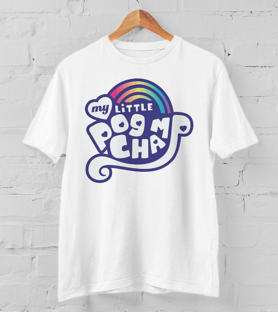 Rainbow My Little Pogchamp Hearts T-Shirt
