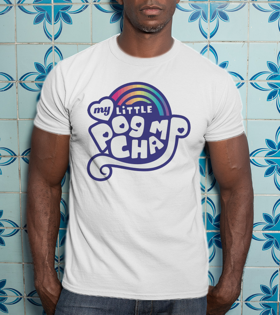 Rainbow My Little Pogchamp Hearts T-Shirt