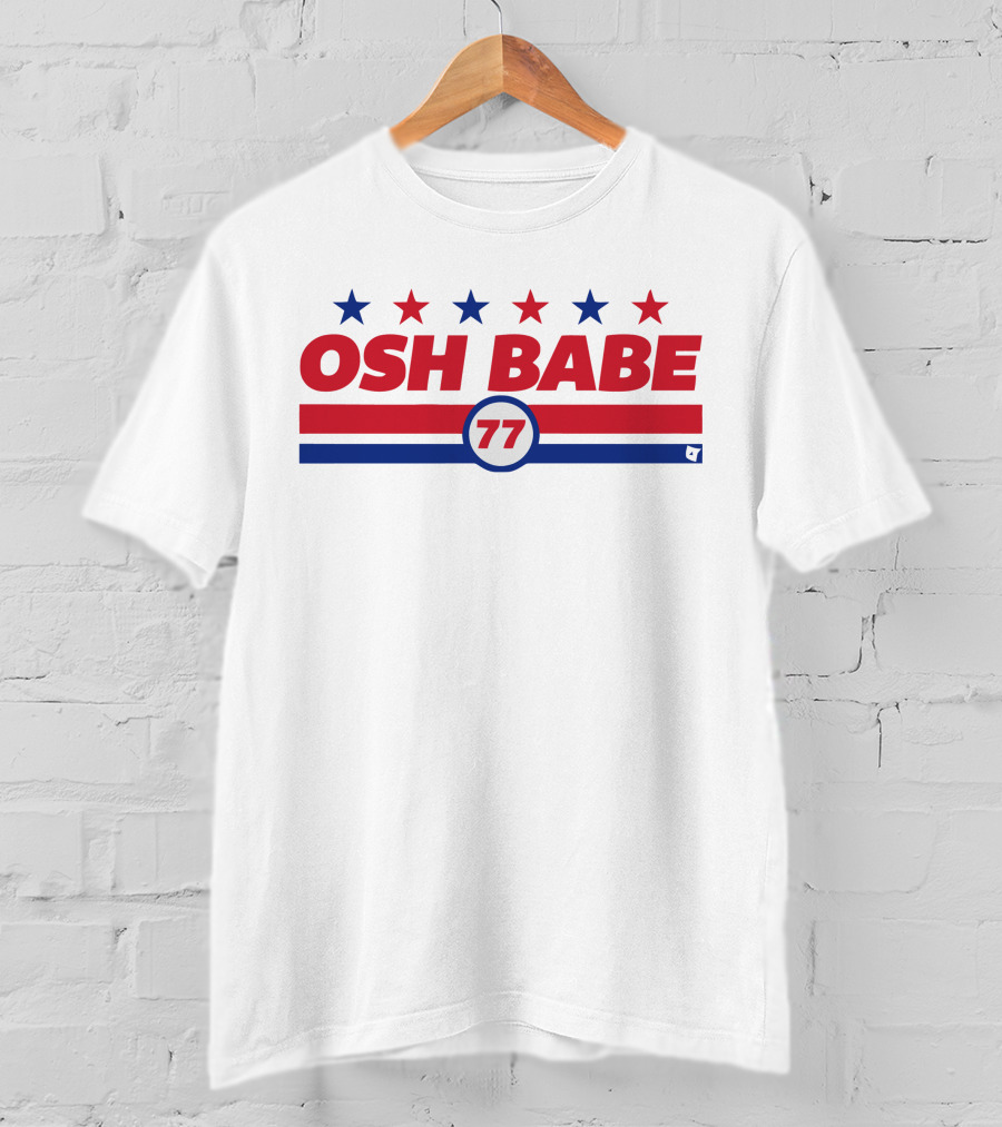 OSH BABE 77 Stars Stripes T.J. Oshie T-Shirt