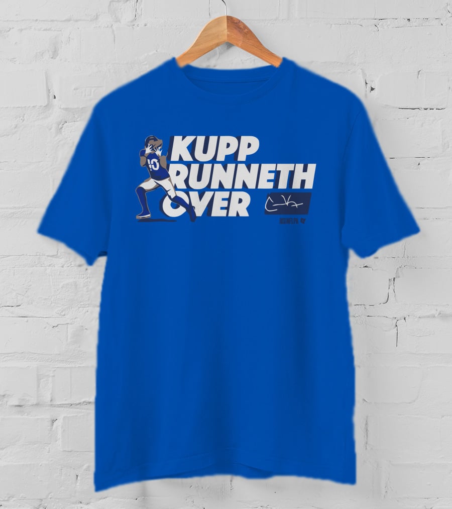 Kupp Runneth Over Cooper Kupp NFLPA 10 Football Player T-Shirt