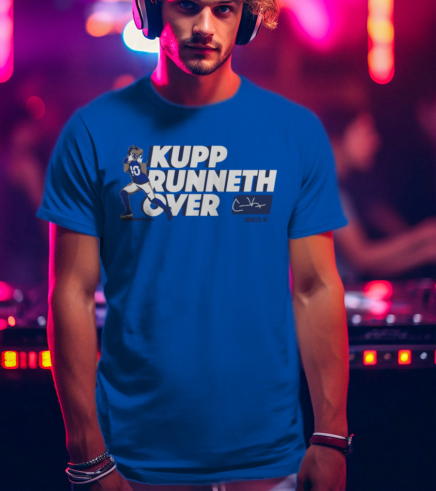 Kupp Runneth Over Cooper Kupp NFLPA 10 Football Player T-Shirt