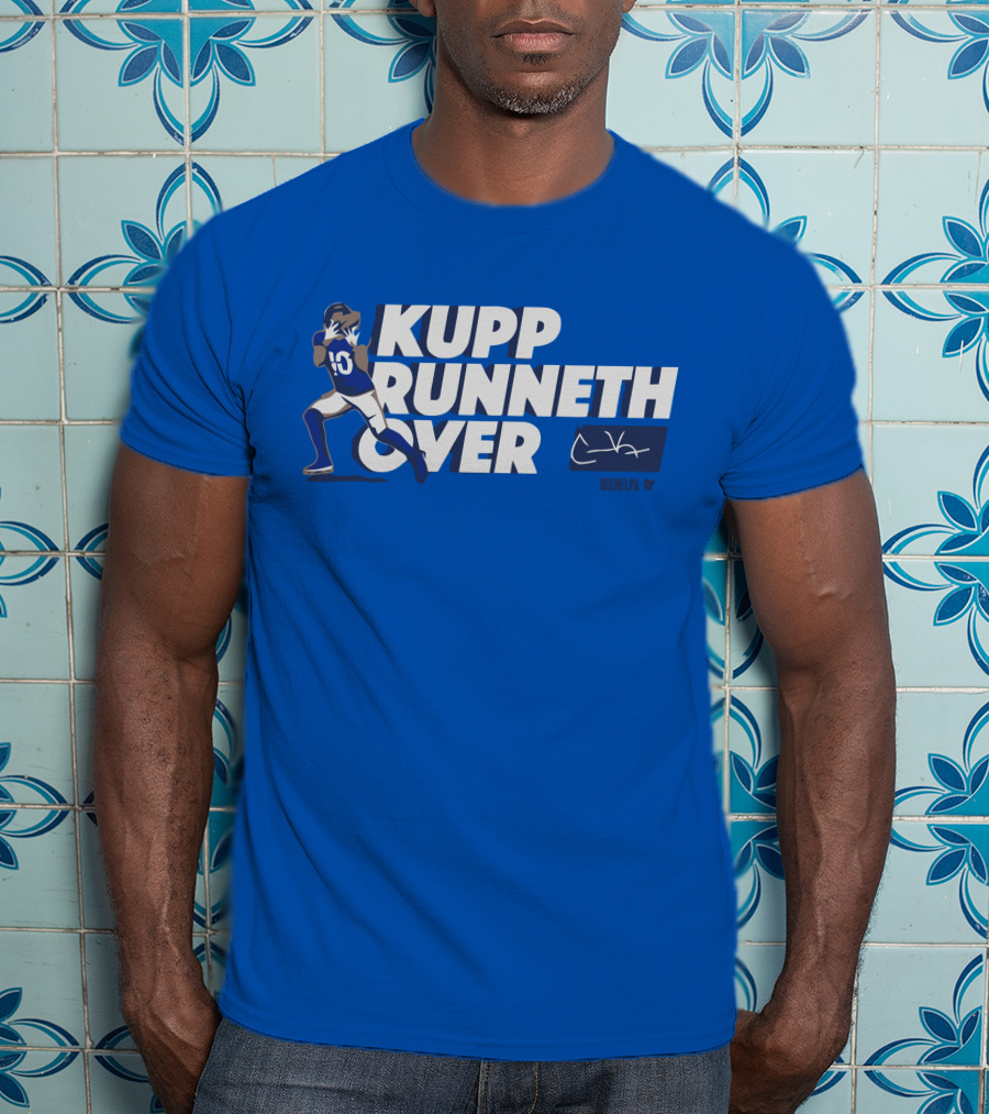 Kupp Runneth Over Cooper Kupp NFLPA 10 Football Player T-Shirt