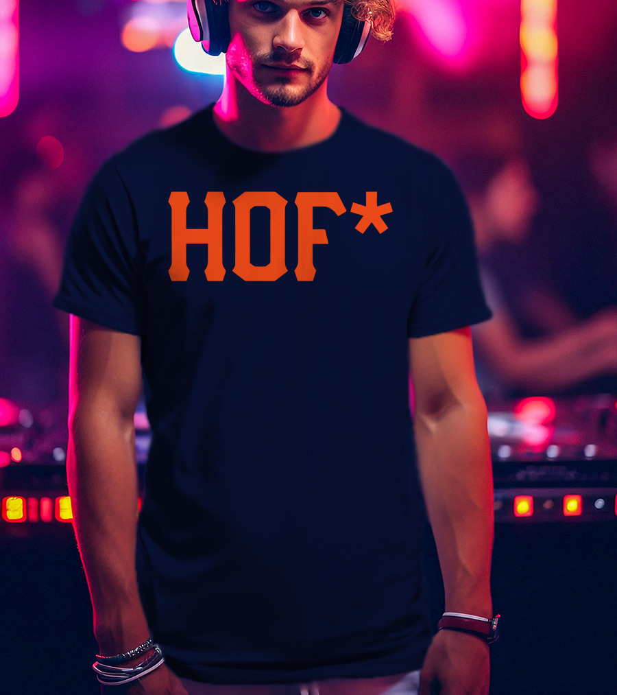 HOF* Navy Orange T-Shirt