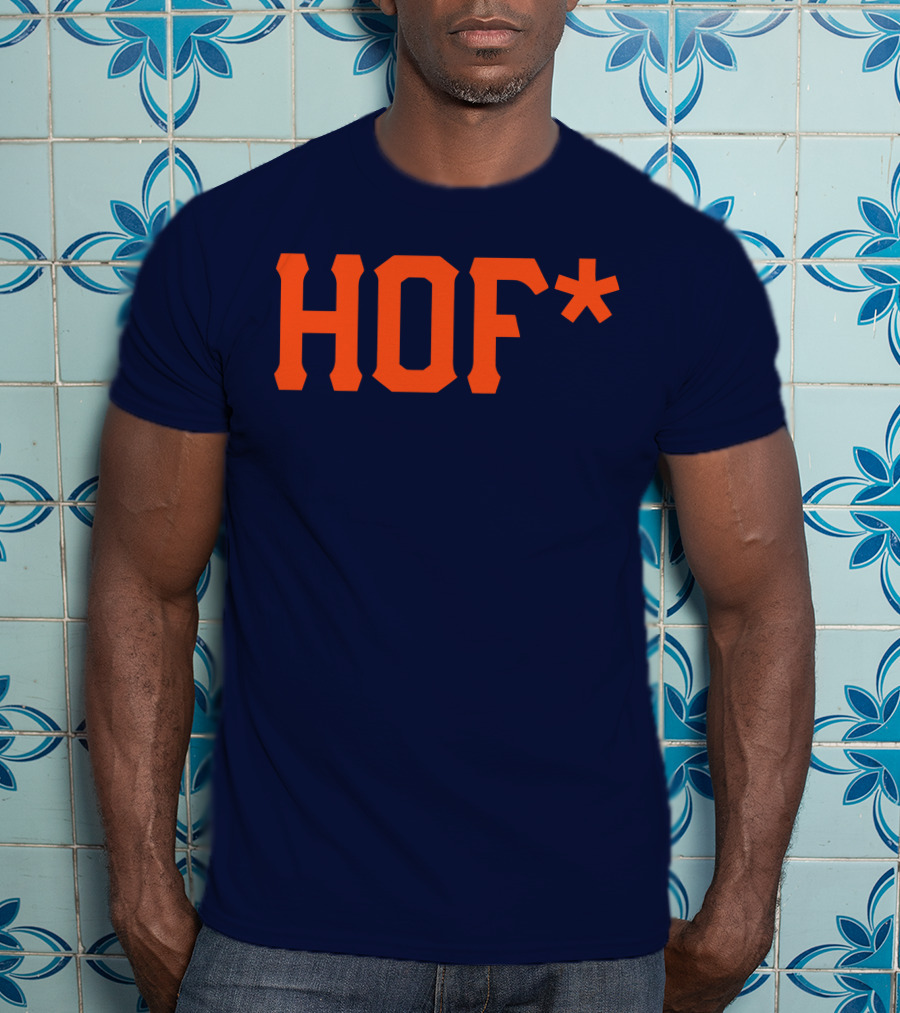 HOF* Navy Orange T-Shirt