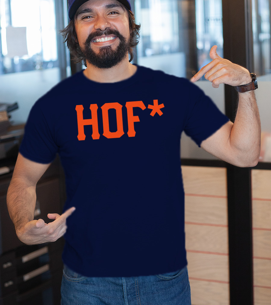 HOF* Navy Orange T-Shirt