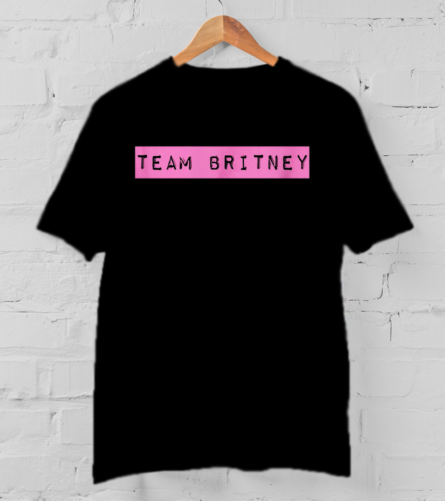 Team Britney Pink Banner T-Shirt
