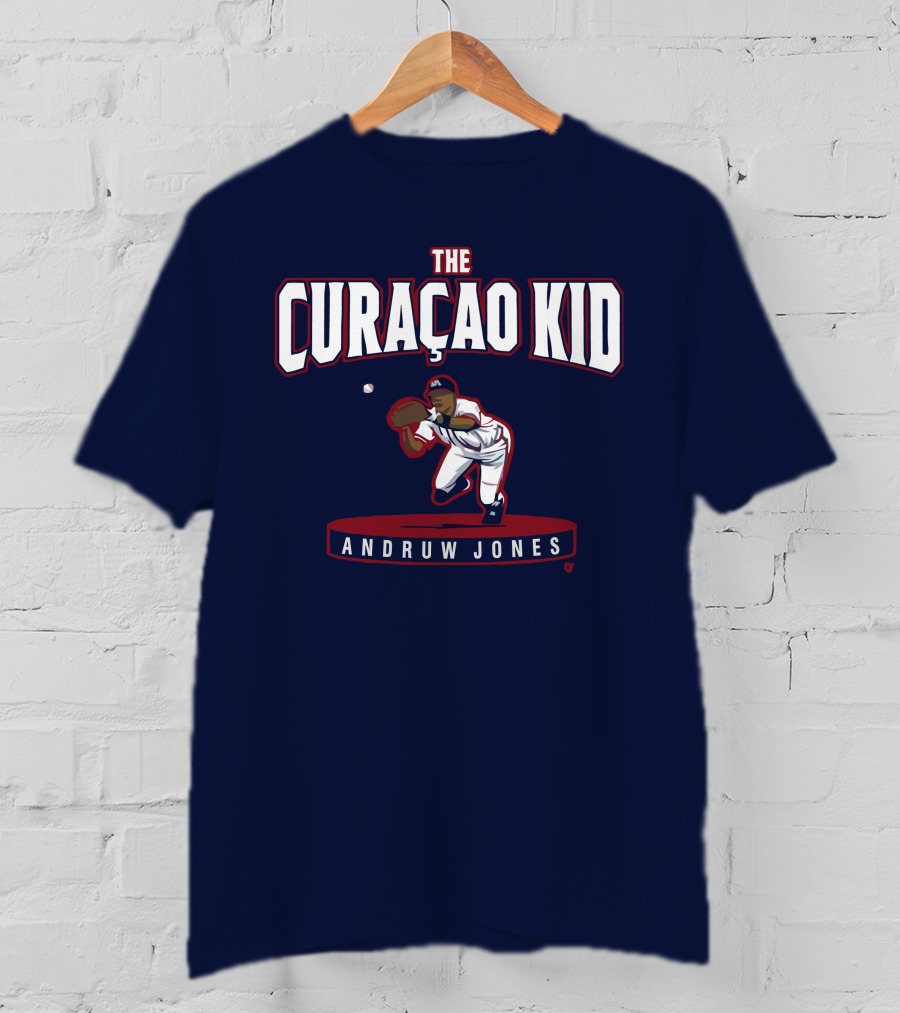 The Curaçao Kid Andruw Jones Baseball Player T-Shirt