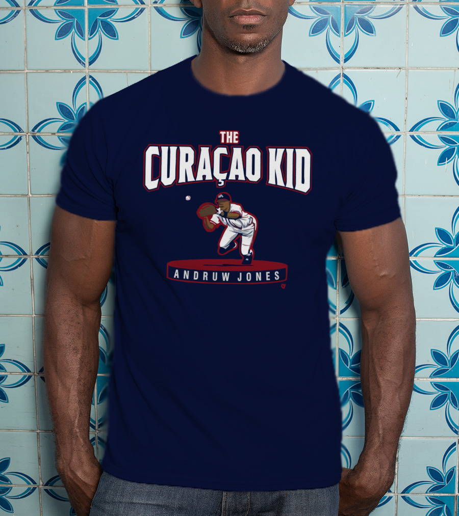 The Curaçao Kid Andruw Jones Baseball Player T-Shirt