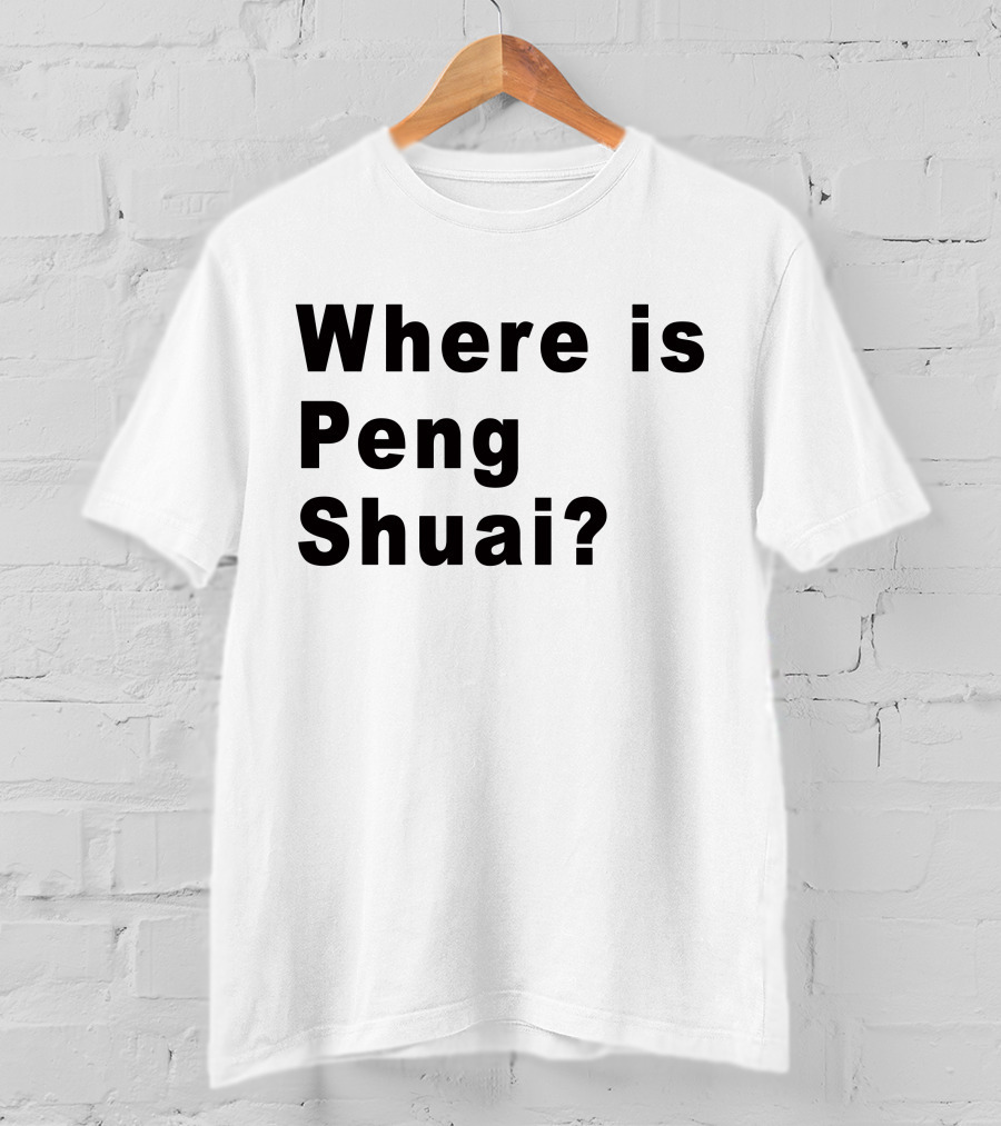 Where Is Peng Shuai Question T-Shirt