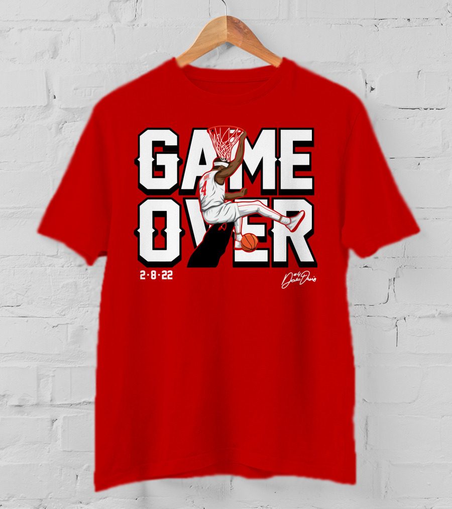 Davonte Devo Davis Game Over Dunk 2-8-22 Signature T-Shirt