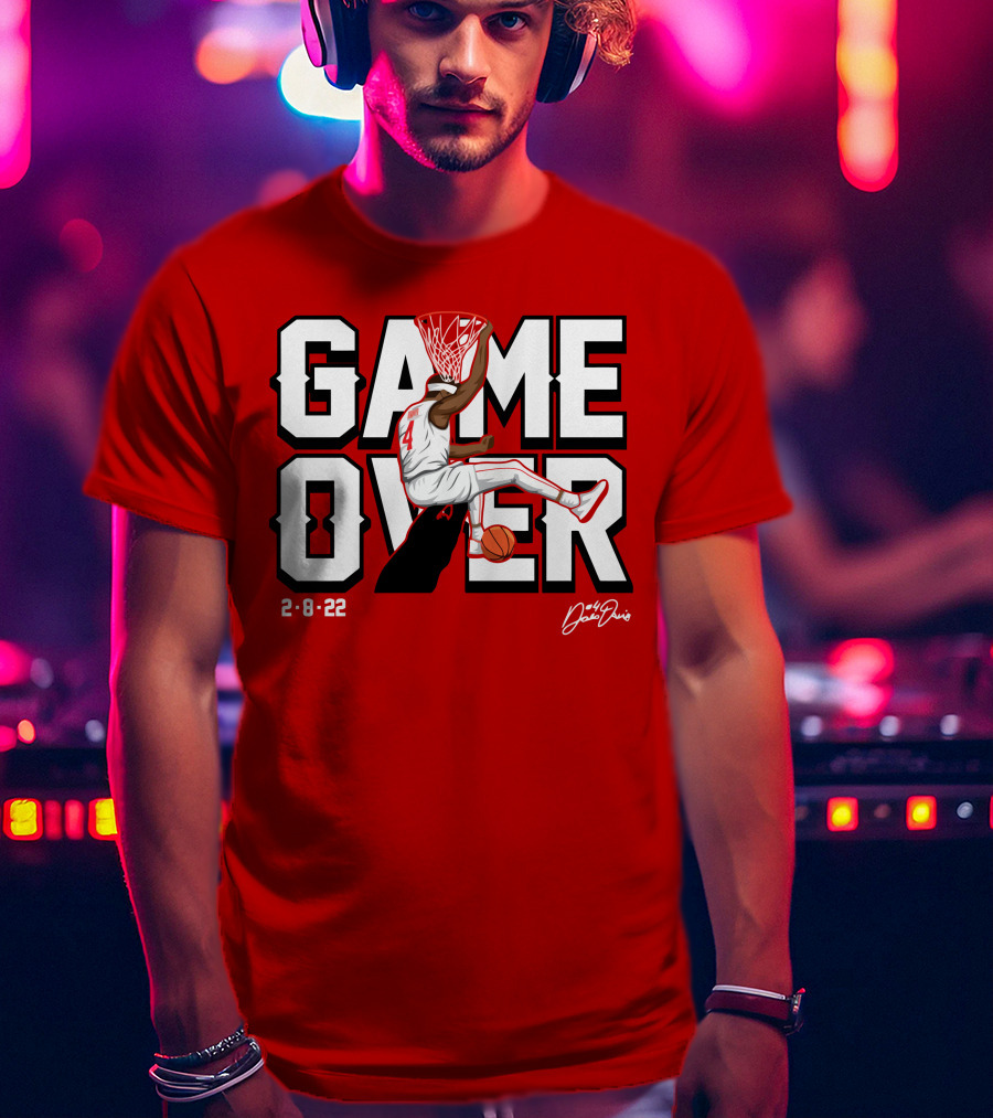 Davonte Devo Davis Game Over Dunk 2-8-22 Signature T-Shirt