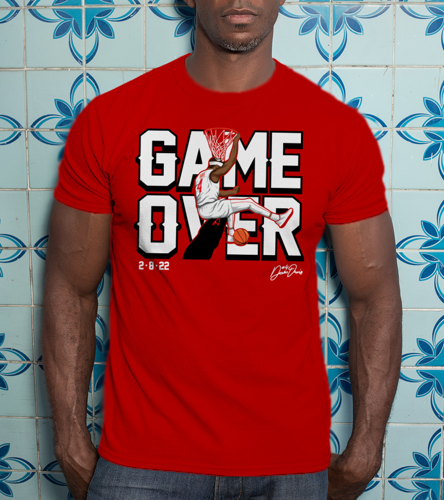 Davonte Devo Davis Game Over Dunk 2-8-22 Signature T-Shirt