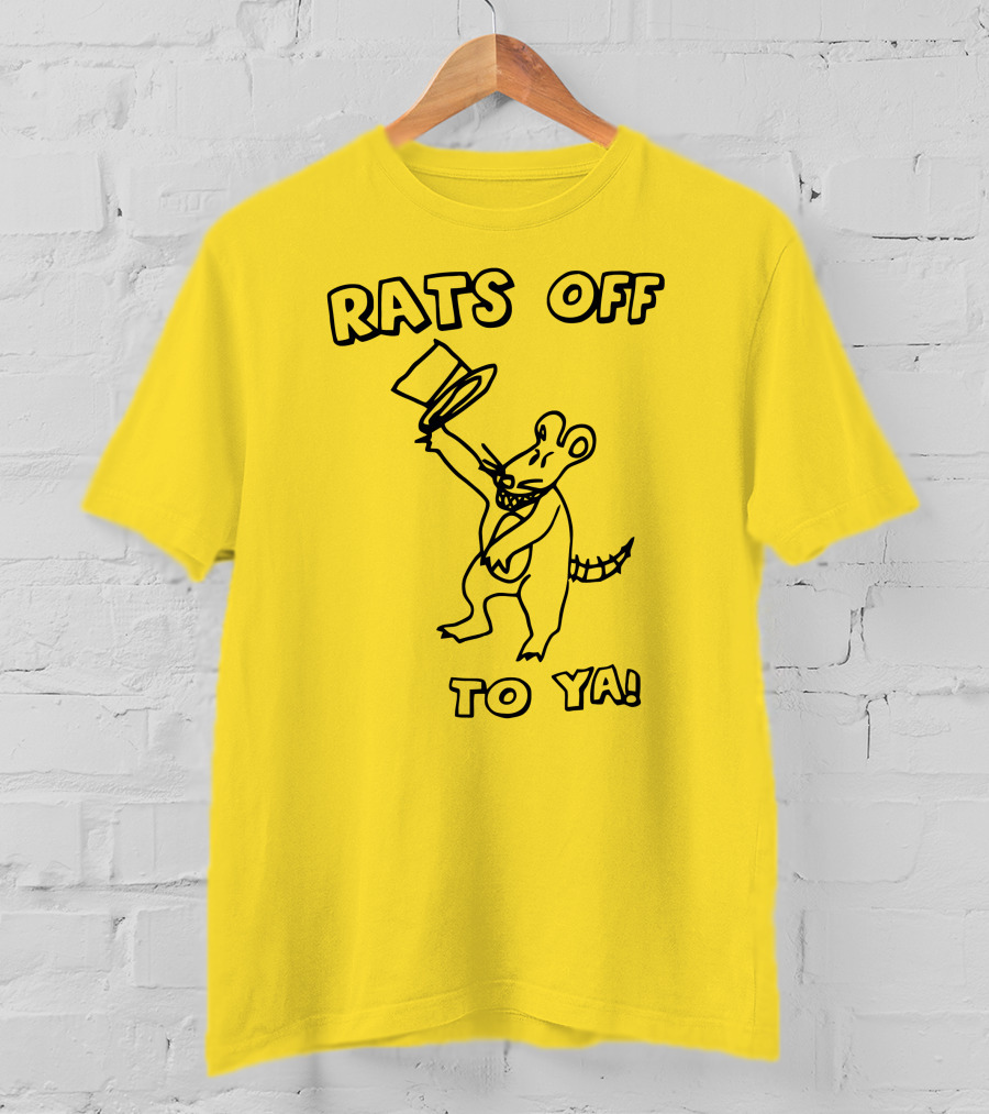 Rats Off To Ya Dancing Rat Top Hat T-Shirt