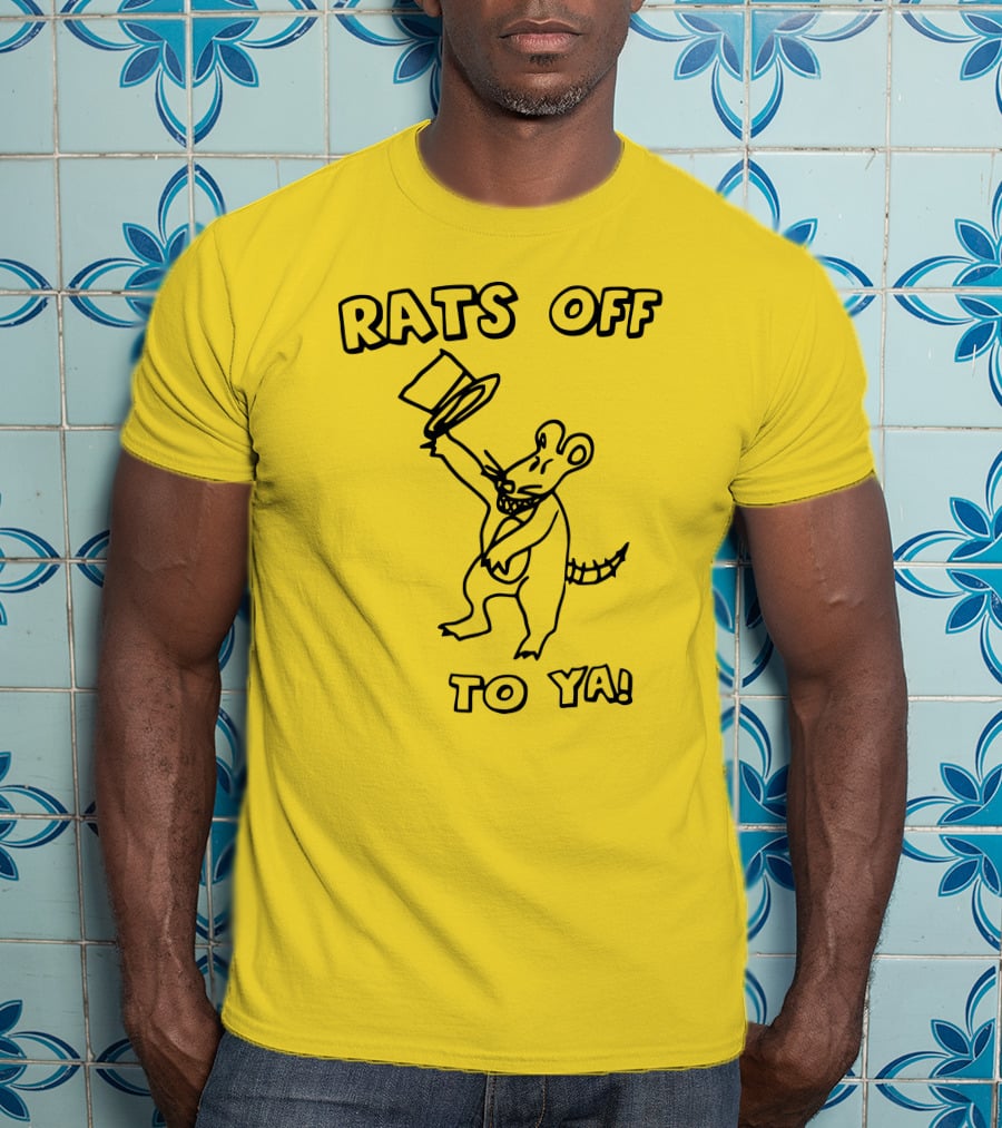 Rats Off To Ya Dancing Rat Top Hat T-Shirt