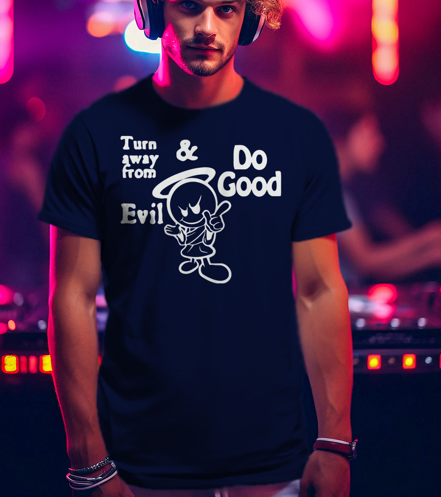 Turn Away From Evil And Do Good Halo Character T-Shirt