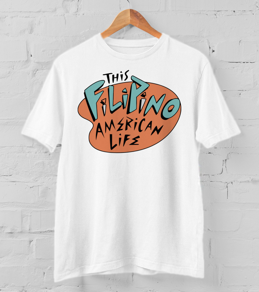 This Filipino American Life TFAL Retro Vibe Text T-Shirt