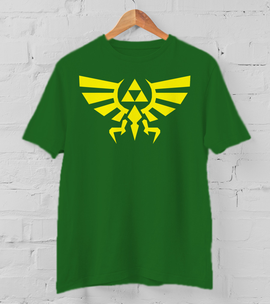 Triforce Hylian Crest And Cargo Shorts T-Shirt