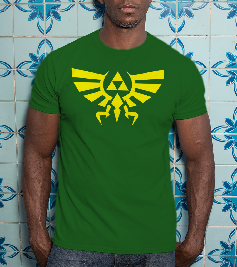 Triforce Hylian Crest And Cargo Shorts T-Shirt