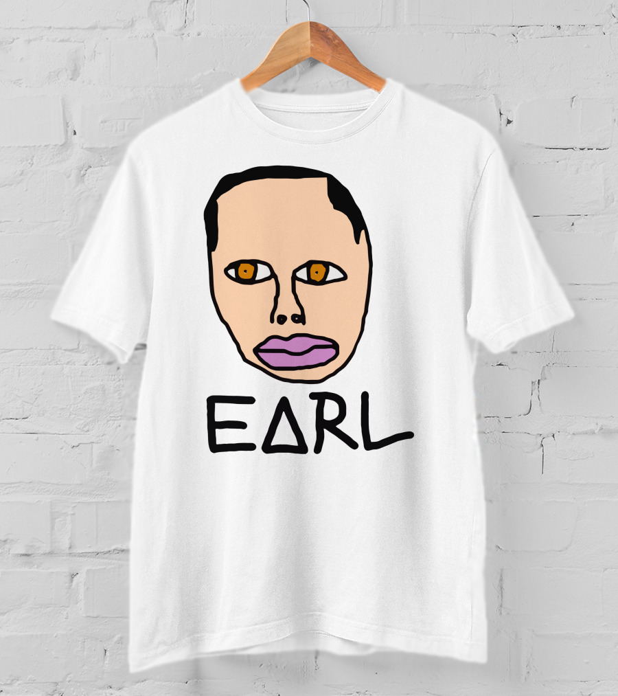 Earl Sweatshirt Odd Future Free Earl Face Drawing T-Shirt