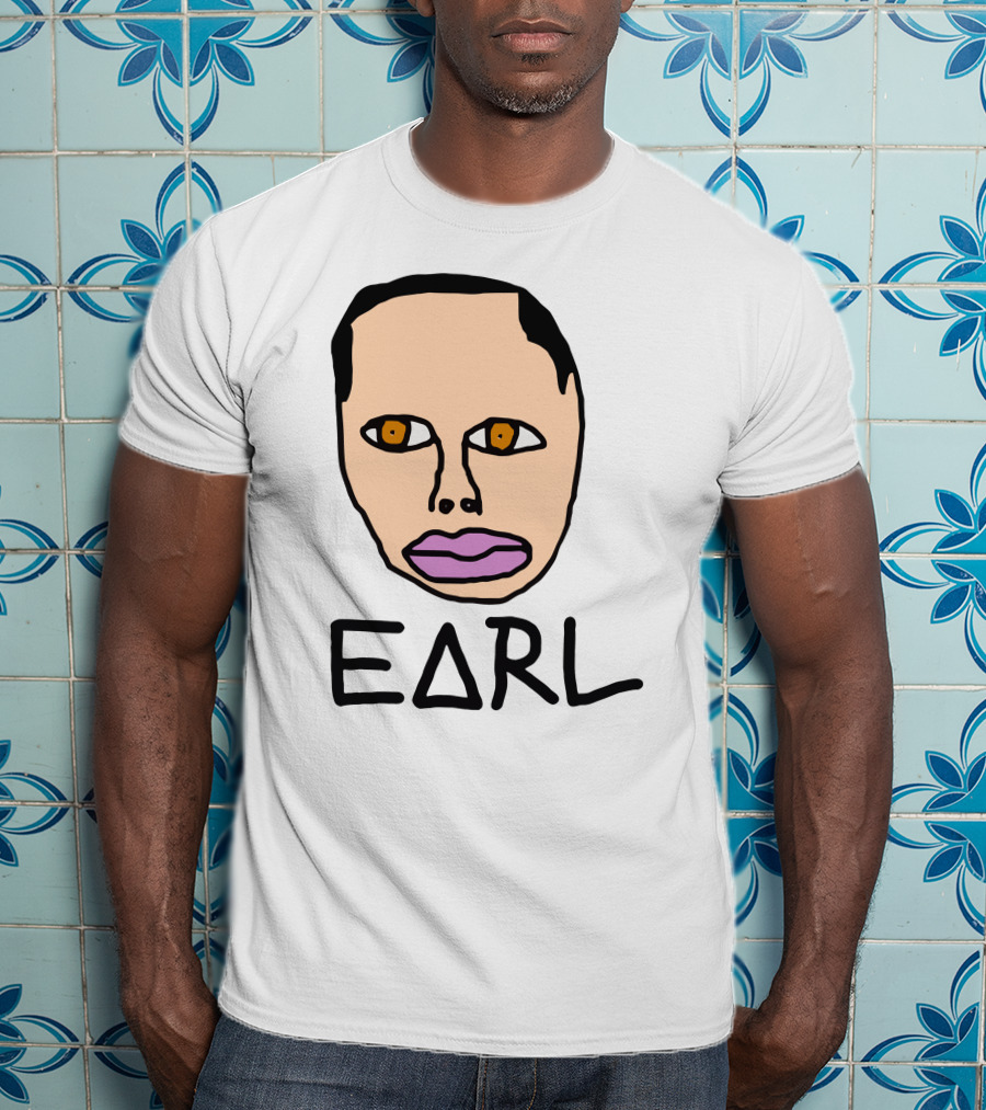 Earl Sweatshirt Odd Future Free Earl Face Drawing T-Shirt