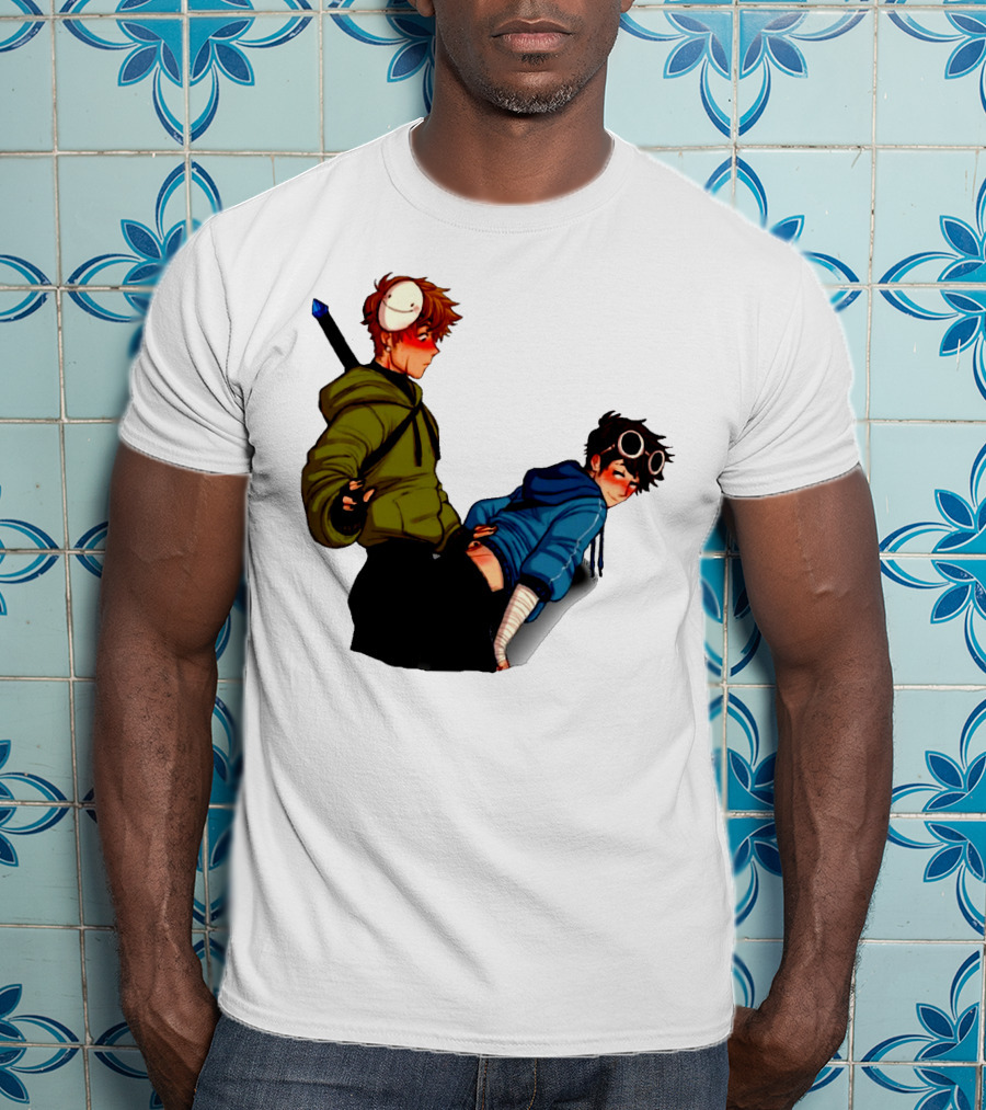 DreamNotFound Fanart Characters Fantasy Hoodie Sword Virtual Goggles T-Shirt