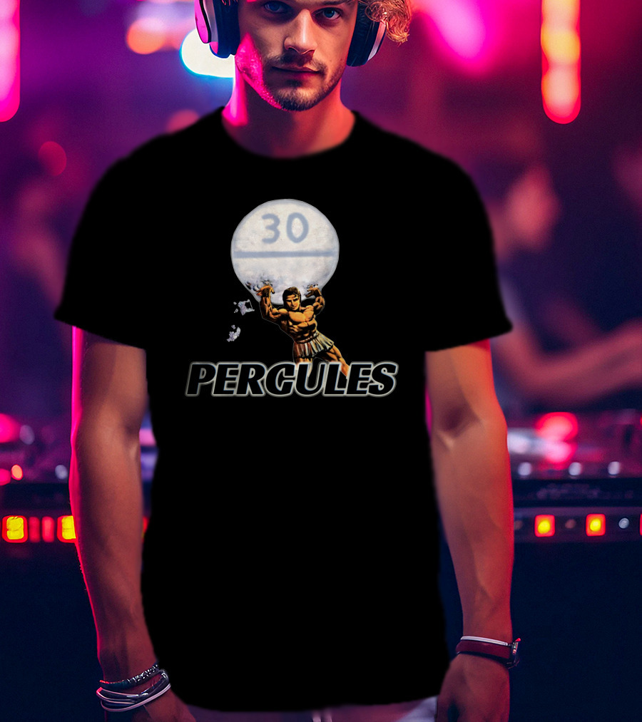 PERCULES Strongman Lifting 30 Pill T-Shirt