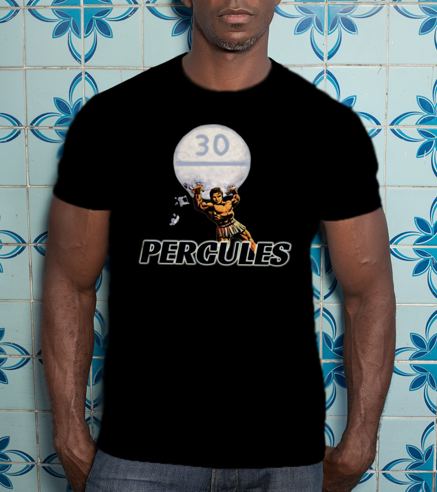 PERCULES Strongman Lifting 30 Pill T-Shirt