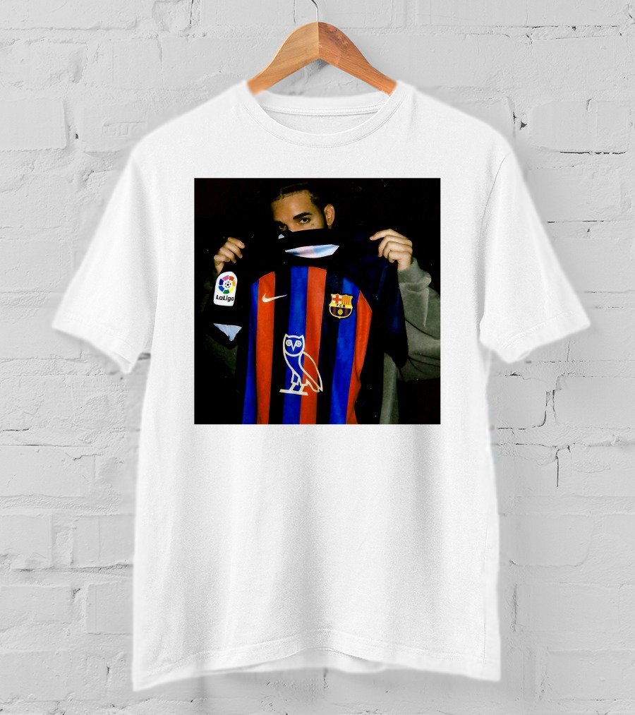 Drake Barcelona La Liga OVO FC Barcelona Jersey T-Shirt