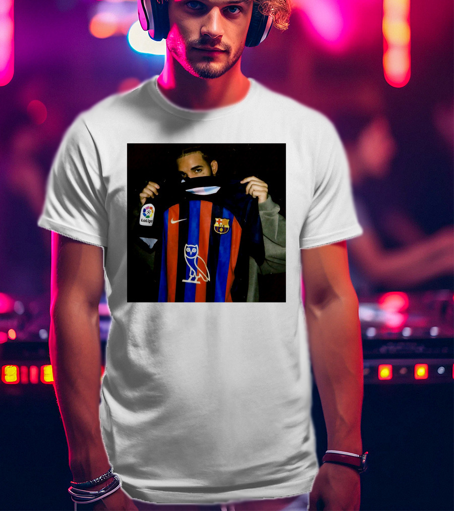 Drake Barcelona La Liga OVO FC Barcelona Jersey T-Shirt