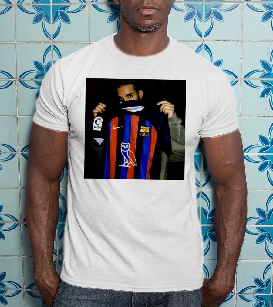 Drake Barcelona La Liga OVO FC Barcelona Jersey T-Shirt