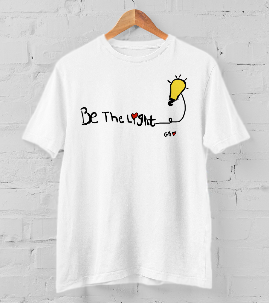 Be The Light Heart Lightbulb GH T-Shirt