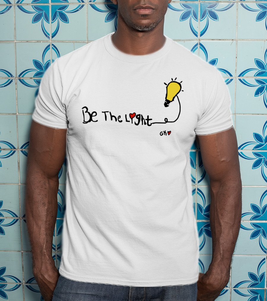 Be The Light Heart Lightbulb GH T-Shirt