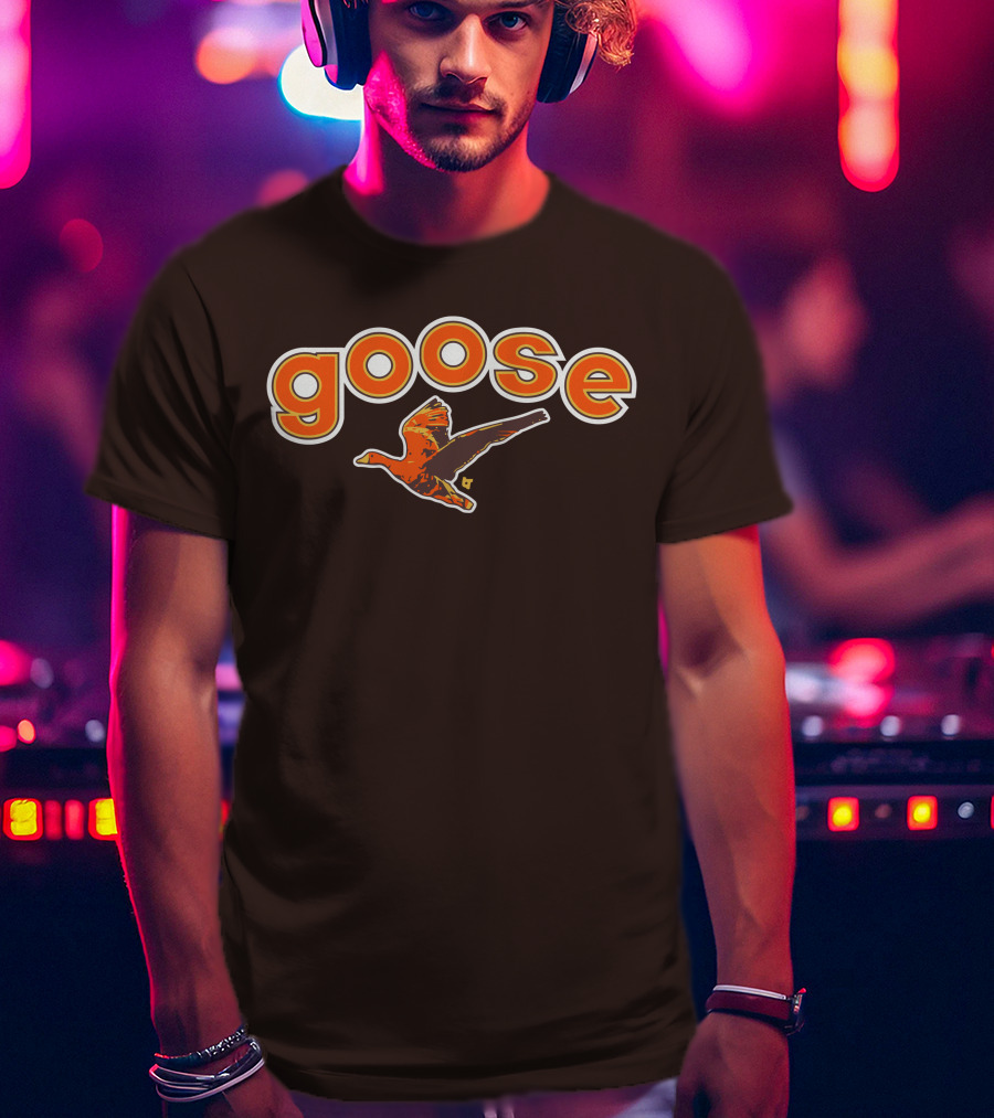 Goose Padres Brown And Orange T-Shirt