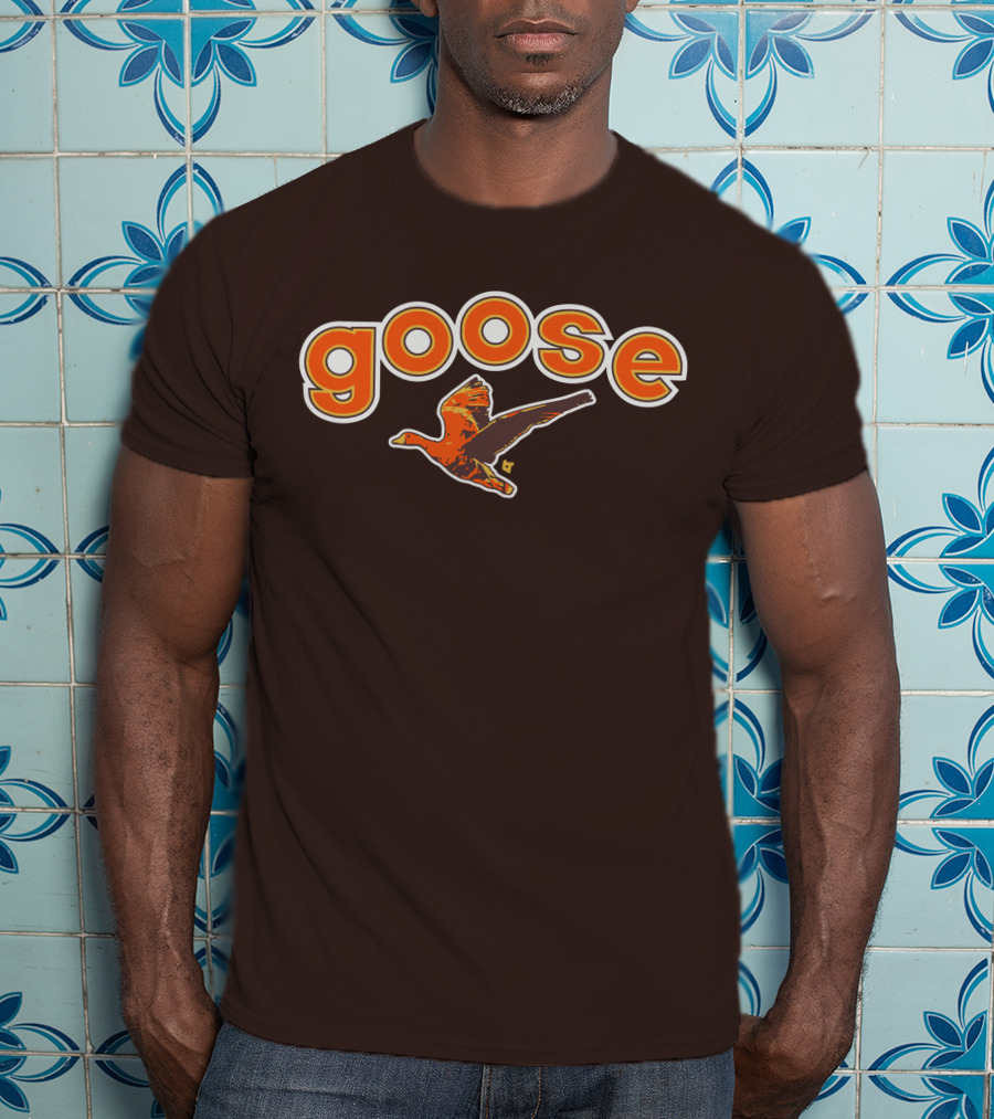 Goose Padres Brown And Orange T-Shirt