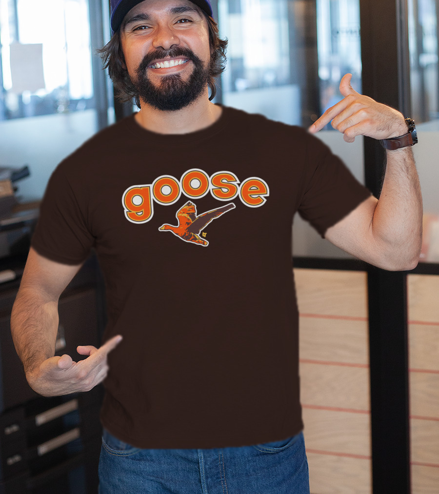 Goose Padres Brown And Orange T-Shirt